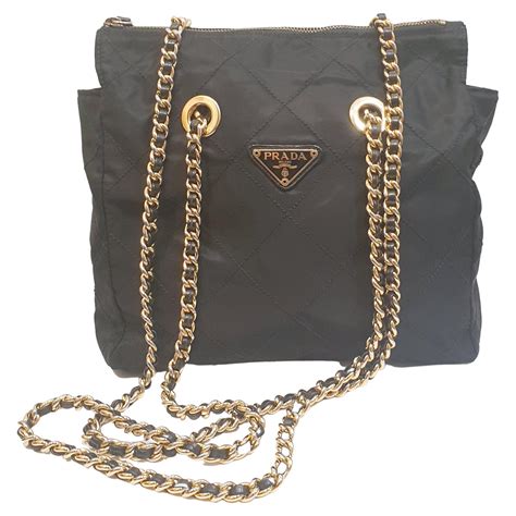 black prada chain bag|prada chain bag price.